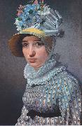 Christoffer Wilhelm Eckersberg Portrat der Anna Maria Magnan oil painting on canvas